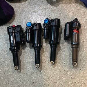 #205 “fox” Black and Blue Shock Set